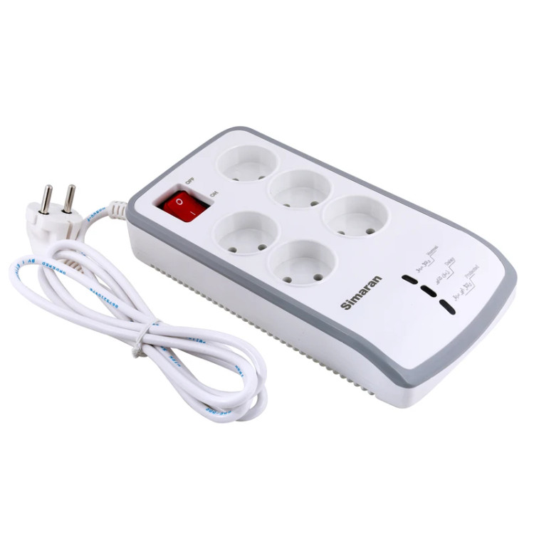 محافظ ولتاژ سیماران مدل SM-525 ظرفیت ۵ راهی بدون ارت